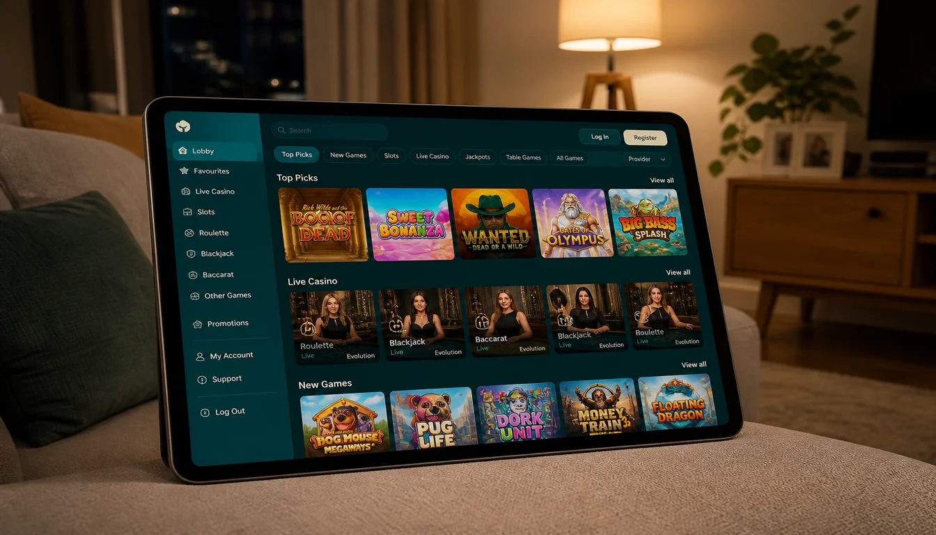 Fair Go Casino mobile or desktop access guide for iPad / Android tablet