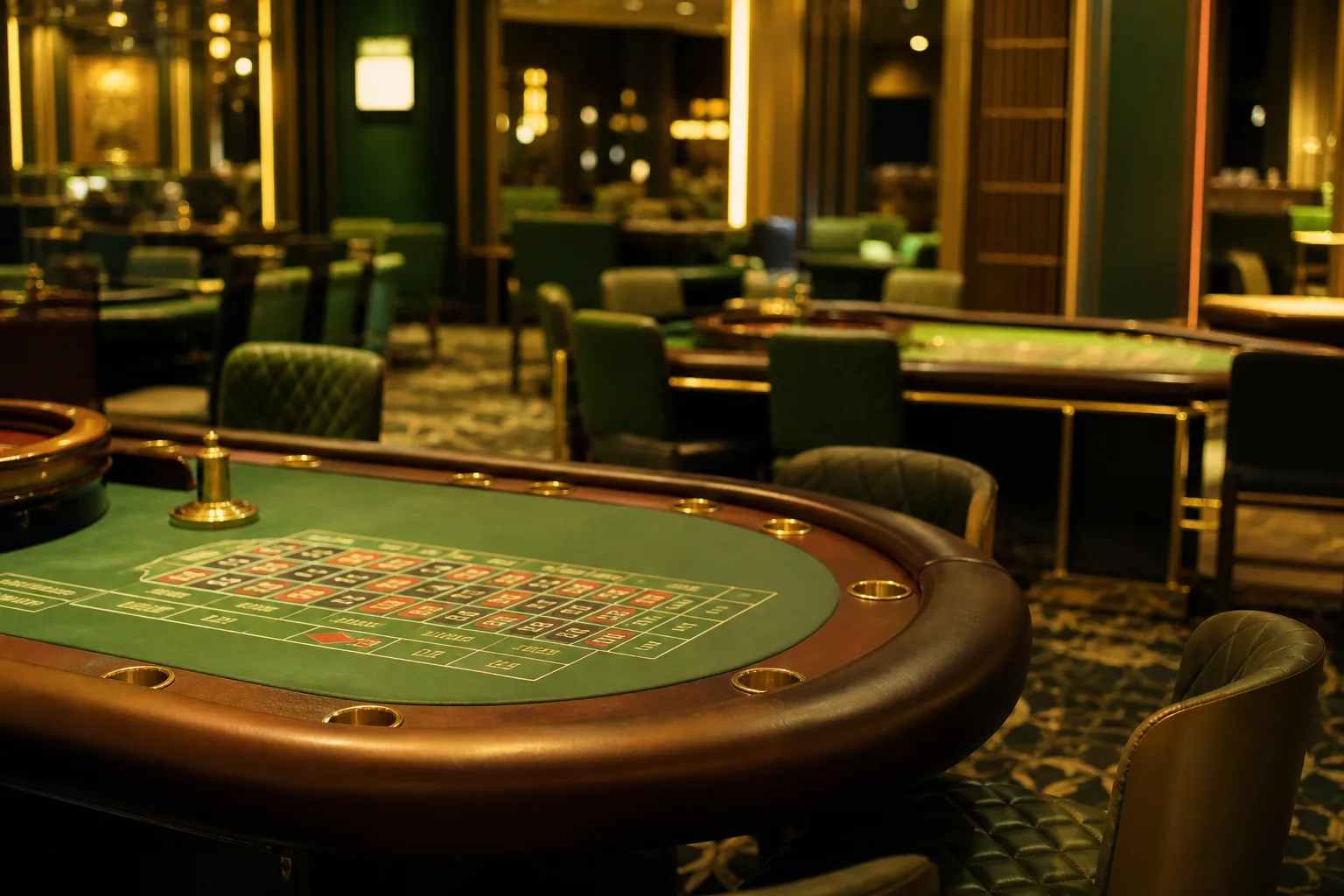 Table and live game categories in an Just Casino-style lobby