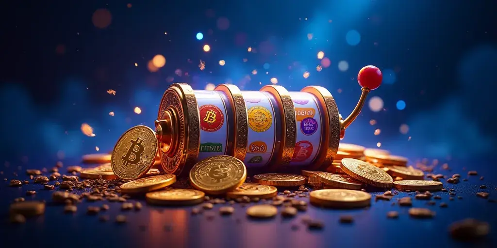 Cryptic Coins pokie artwork at Just Casino