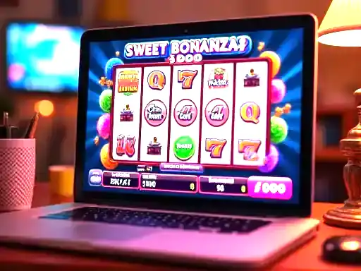 Sweet Bonanza 1000 pokie artwork at Just Casino